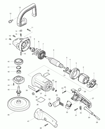 Фото Штифт Makita 9227 мет. фиксатора шпинделя нового образца