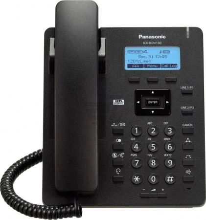 Фото SIP проводной телефон Panasonic KX-HDV130RUB