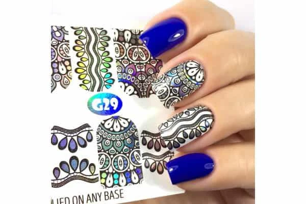 Фото Наклейки для маникюра Fashion Nails Слайдер дизайн Galaxy #29