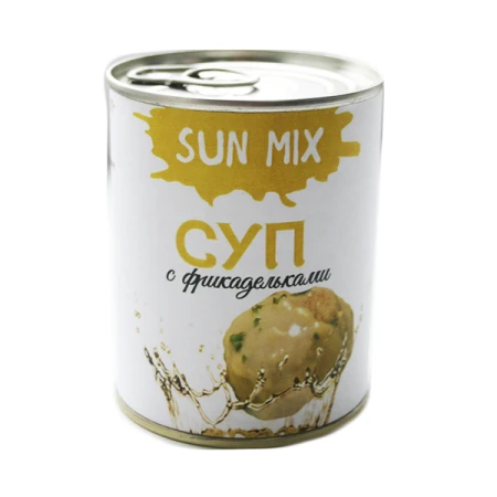 Фото Суп с фрикадельками. Консервированные супы Sun Mix (340 гр.)