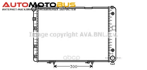 Фото Pадиатор системы охлаждения акпп MB W124 91-95 Ava MSA2154