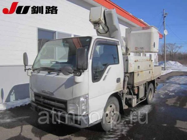 Фото Автовышка ISUZU ELF кузов NKR85AN гв 2008 SH108 люлька 125 кг высота подъема 11 м пробег 124 т.км