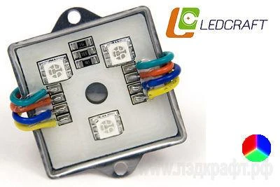 Фото Светодиодный модуль LC-5050-12RGB-3 Ledcraft