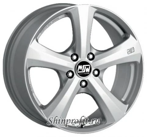 Фото MSW 19 7.5x16/5x112 D57.1 ET45 Full Silver