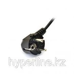 фото Hyperline PWP-SH180-IP44-BK Вилка кабельная 2P+E (Schuko)