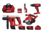 фото Аккумуляторный набор инструментов Hilti батарейка TE 4-A+SFC 22-A+SCM 22-A