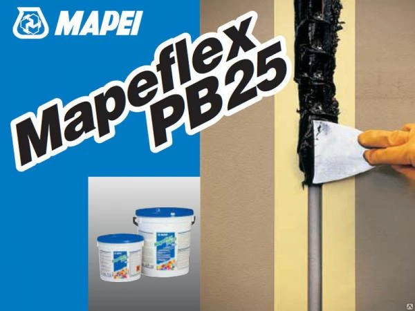 Фото Герметик MAPEFLEX PB 25 черный 10кг