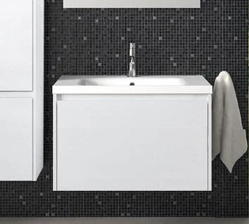 Фото Berloni Bagno FORM FOBP03+8687111 Тумба с раковиной на 75 см | интернет-магазин сантехники Santehmag.ru