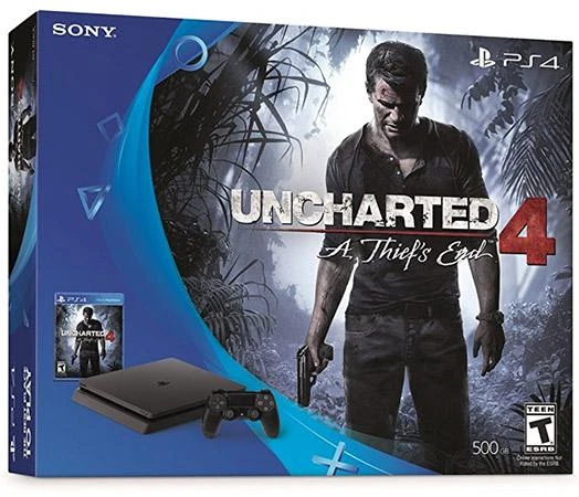 Фото Sony Игровая приставка Sony PlayStation 4 (500Gb) + Uncharted 4