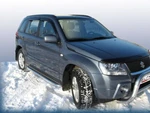 фото Slitkoff Защита порогов d42 с листом Suzuki Grand Vitara 2005