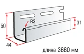 Фото Сайдинг и комплектующие PRORAB Планка д/сайд. J-трим. салатовый