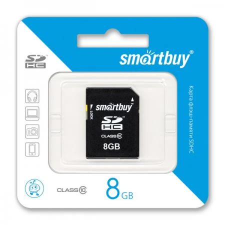 Фото SD 8GB класс 10 SmartBuy