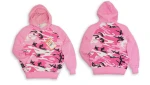 фото Толстовка женская ''Raglan'' Hooded Pink Camo #1068P