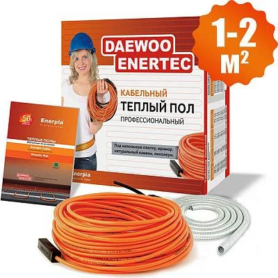 Фото Кабельный теплый пол двужильный Daewoo Enertec DW25W11L