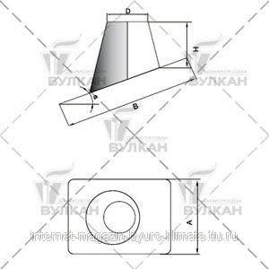 Фото Кровельный элемент 0° DKH d 150 полированный