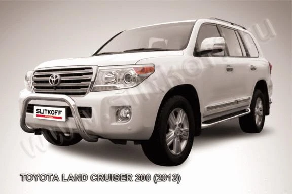 Фото Slitkoff Кенгурятник d76 низкий мини Toyota Land Cruiser 200 2013