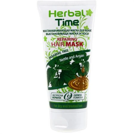 Фото Восстанвливающая маска для волос Herbal Time Роза Импекс 200 ml