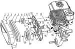 фото HUSQVARNA BOLT 0 16X32 культиватора Husqvarna TF 338 (03-2015 г.в.) (рис.6)