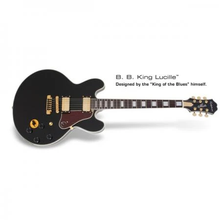 Фото Электрогитара Epiphone B.B.KING LUCILLE EBONY GOLD HARDWARE