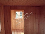 фото Бытовка деревянная вагонка 9 * 2,4 * 2,5 м