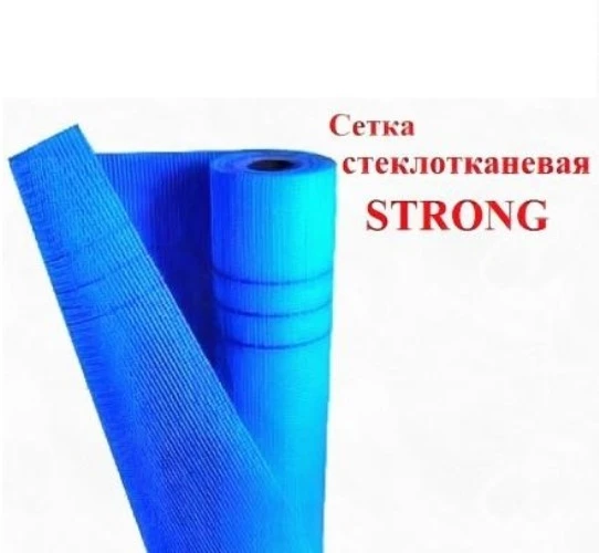 Фото Сетка стеклотканевая фасадная STRONG 5мм х 5мм 160 г/кв.м