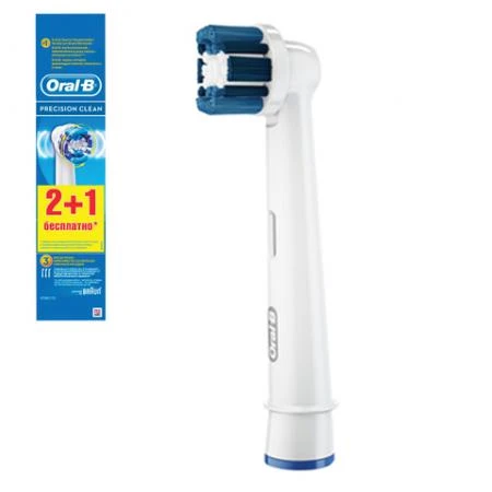 Фото Насадки для электрической зубной щетки ORAL-B (Орал-би) Precision Clean EB20, комплект 3 шт.