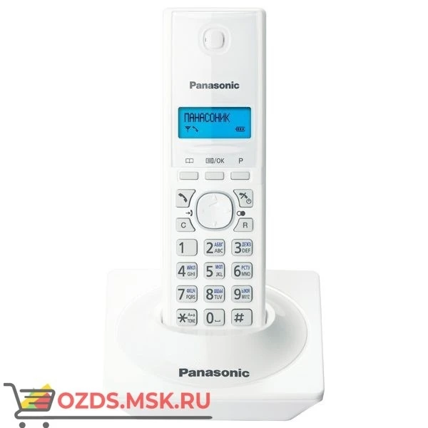 Фото Panasonic KX-TG1711RUW , цвет белый: Беспроводной телефон DECT (радиотелефон)