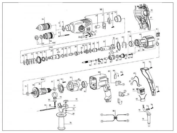 Фото Зубр Ударник перфоратора Зубр ЗП-800-ЭК (рис.27)