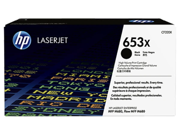 Фото HP 653X High Yield Black Original LaserJet Toner Cartridge