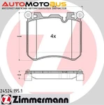 фото Комплект тормозных колодок, дисковый тормоз ZIMMERMANN 24524.195.1