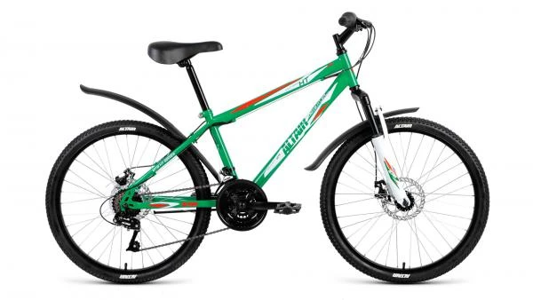 Фото Велосипед FORWARD ALTAIR MTB HT 24 2.0 зеленый (2018)