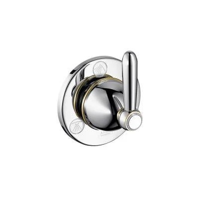 Фото Hansgrohe Axor Carlton 17920090 Trio/Quattro Запорный/переключающий вентиль (хром/золото)