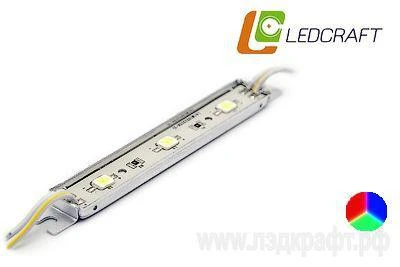 Фото Светодиодный модуль LC-5050-12RGB-3L Ledcraft