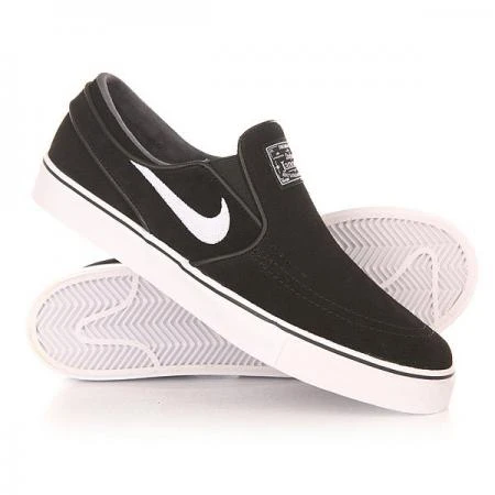 Фото Слипоны Nike SB Zoom Stefan Janoski Slip Black/White