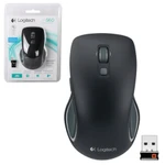 фото Мышь беспроводная LOGITECH M560, 5 кнопок + 1 колесо-кнопка, оптическая, черная