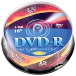 фото Диски DVD-R VS, 4,7 Gb, 16x, 25 шт., Cake Box, с поверхностью для печати