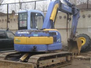 Фото Аренда экскаватор на гусеничном ходу резиновые гусеницы Komatsu РС-75UU