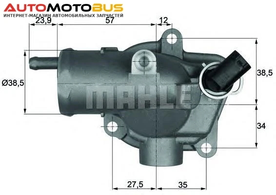 Фото Термостат Mahle/Knecht TH1187