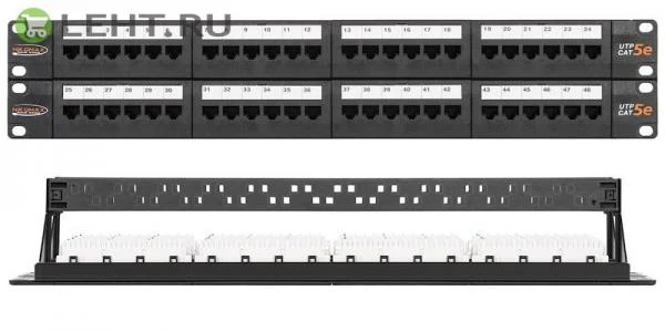 Фото NMC-RP48UD2-2U-BK: Патч-панель