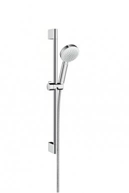 Фото Hansgrohe Crometta 100 1jet 26652400 Душевой гарнитур (хром/белый)