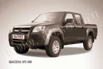 фото Slitkoff Кенгурятник d57 низкий черные MAZDA BT-50