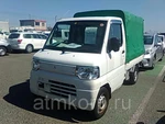 фото Микрогрузовик бортовой тентованный MITSUBISHI MINICAB TRUCK кузов U61T гв 2012 груз 0,35 тн пробег 95 т.км