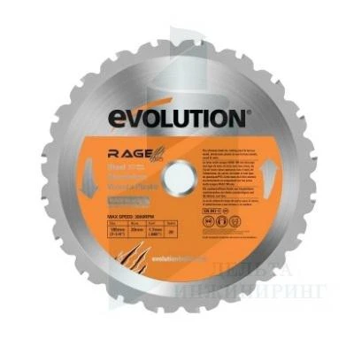 Фото Диск Evolution RAGEBLADE210MULTI 210х25,4х2х30, универсальный