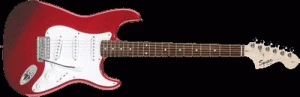 Фото Электрогитара FENDER SQUIER AFFINITY STRATOCASTER HSS RW CHROME RED