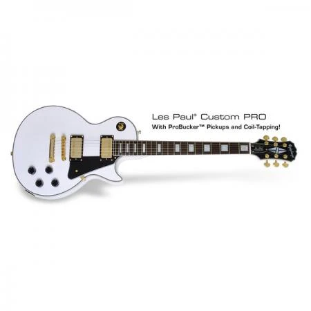 Фото Электрогитара Epiphone LES PAUL CUSTOM PRO ALPINE WHITE