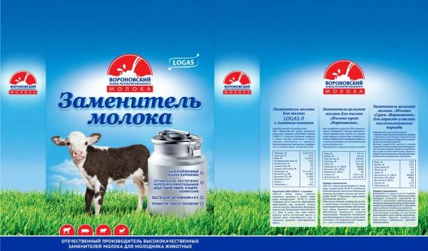 Фото ЗЦМ "LOGAS MILK стандарт", для телят с 14-го дня жизни