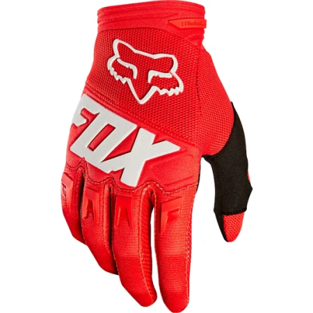 Фото Мотоперчатки подростковые Fox Dirtpaw Race Youth Glove Red L (22753-003-L)