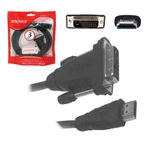 фото Кабель HDMI-DVI-D, 3 м, SPARKS, 2 фильтра, для передачи цифрового видео