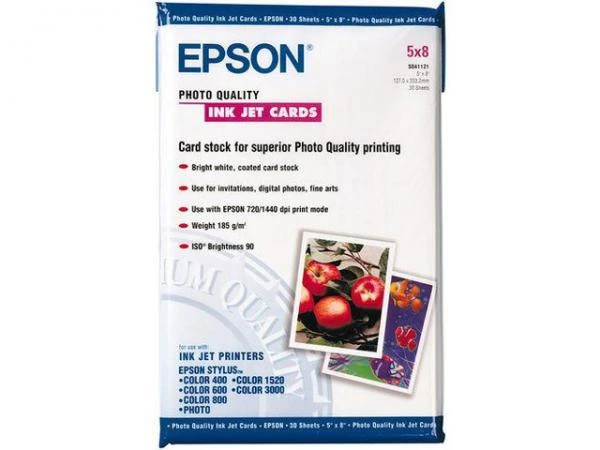 Фото Расходные материалы Epson Photo Quality Ink Jet Card 5" х 8" (30 листов)