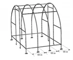 фото Теплица Альфа 4М ВОЛЯ расстояние м/у дугами 68см (Каркас)